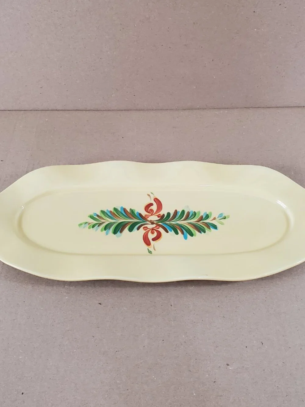 Southern Living At Home Gail Pittman Sienna Oval Tidbit Appetizer Platter